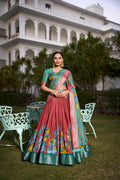 Dola Silk Kalamkari Lehenga Set