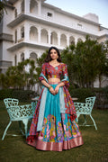 Dola Silk Kalamkari Lehenga Set