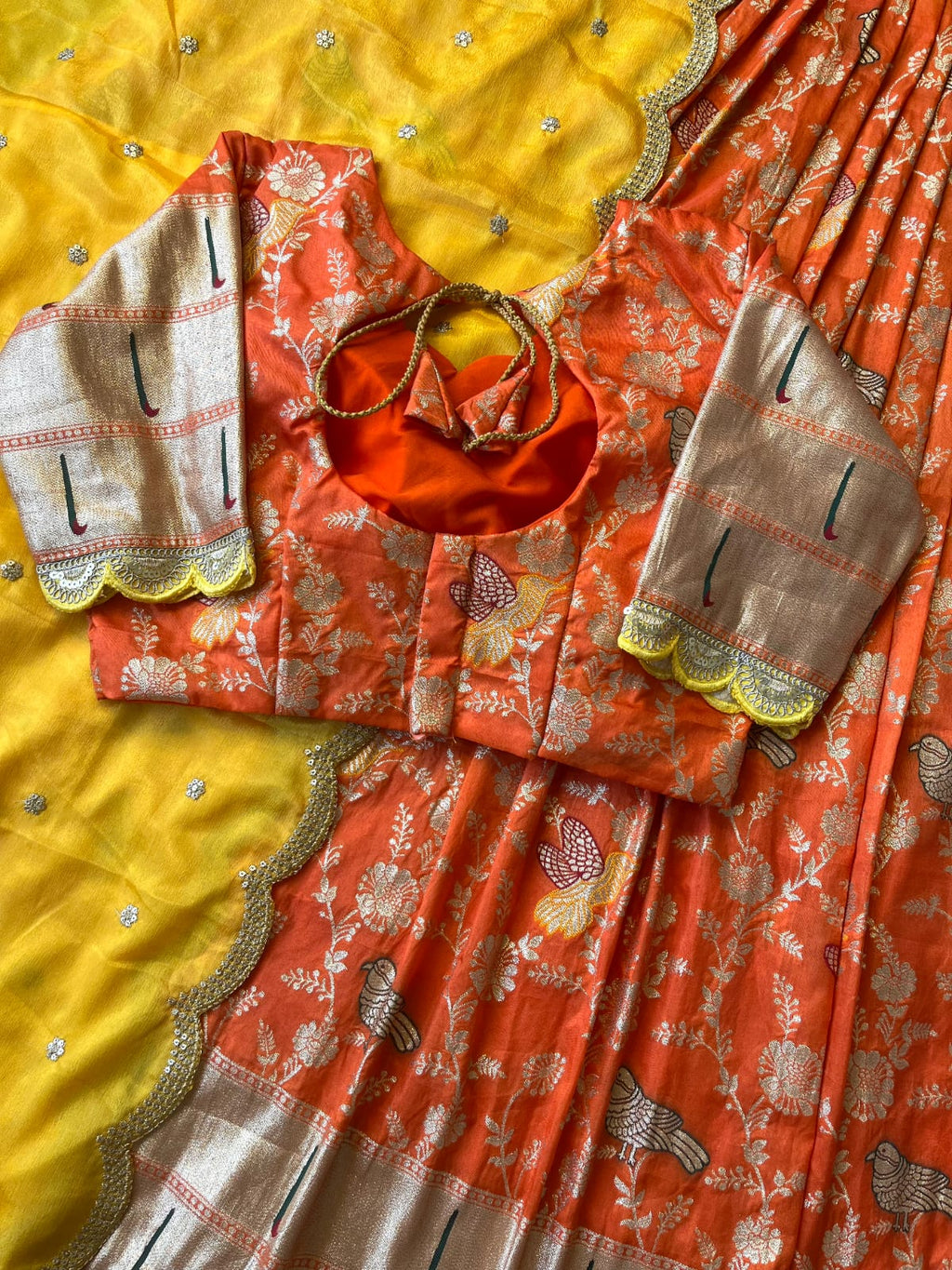 Georgette Banarasi Lehenga Set