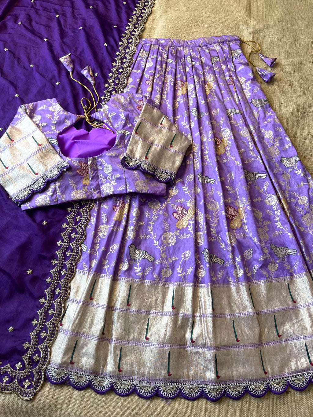 Georgette Banarasi Lehenga Set