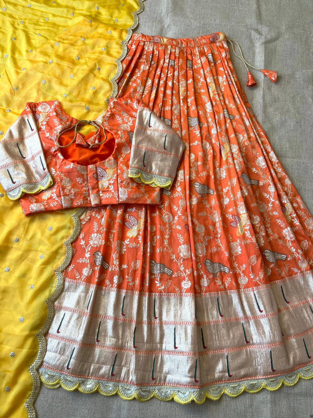 Georgette Banarasi Lehenga Set
