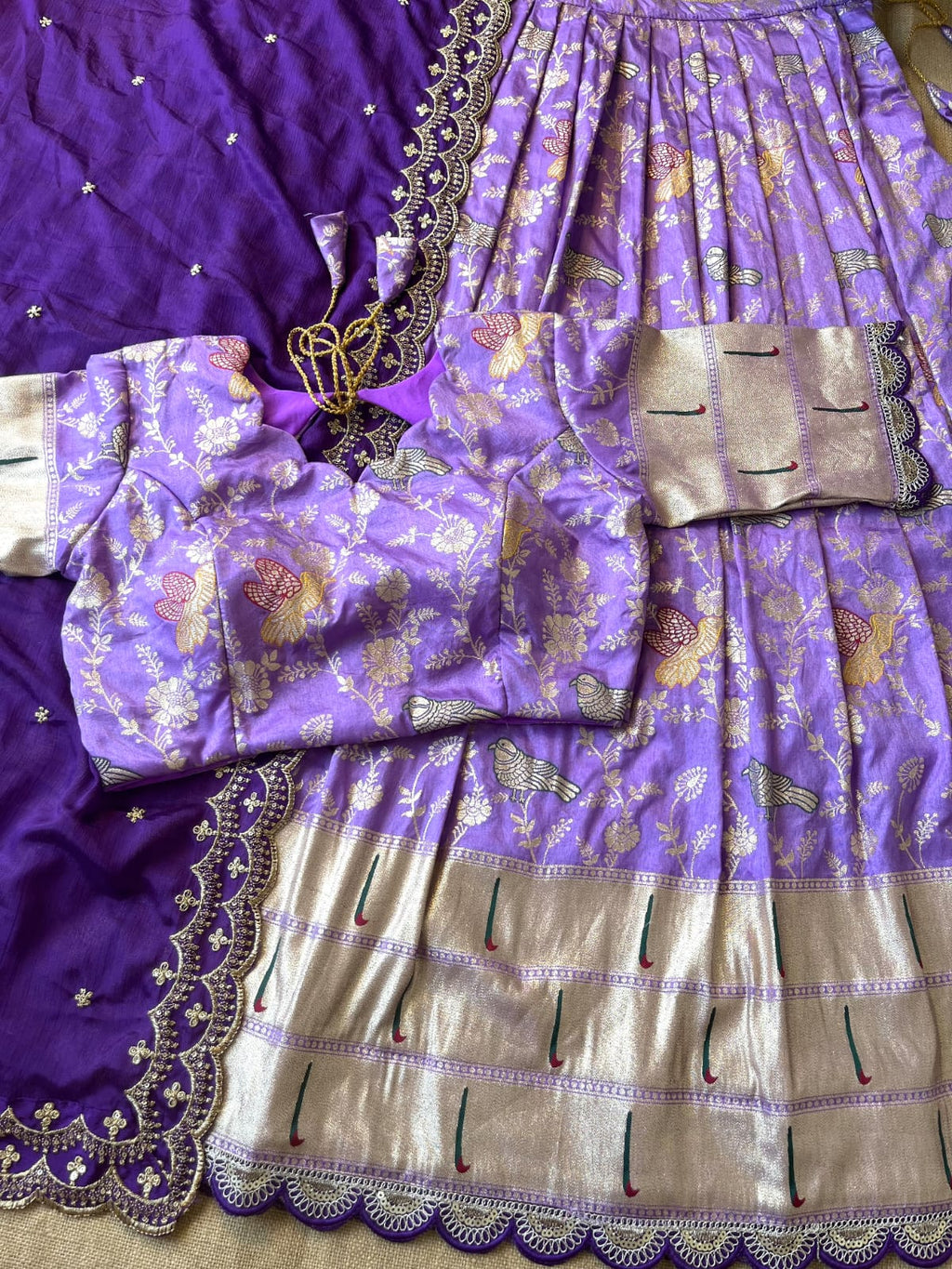 Georgette Banarasi Lehenga Set