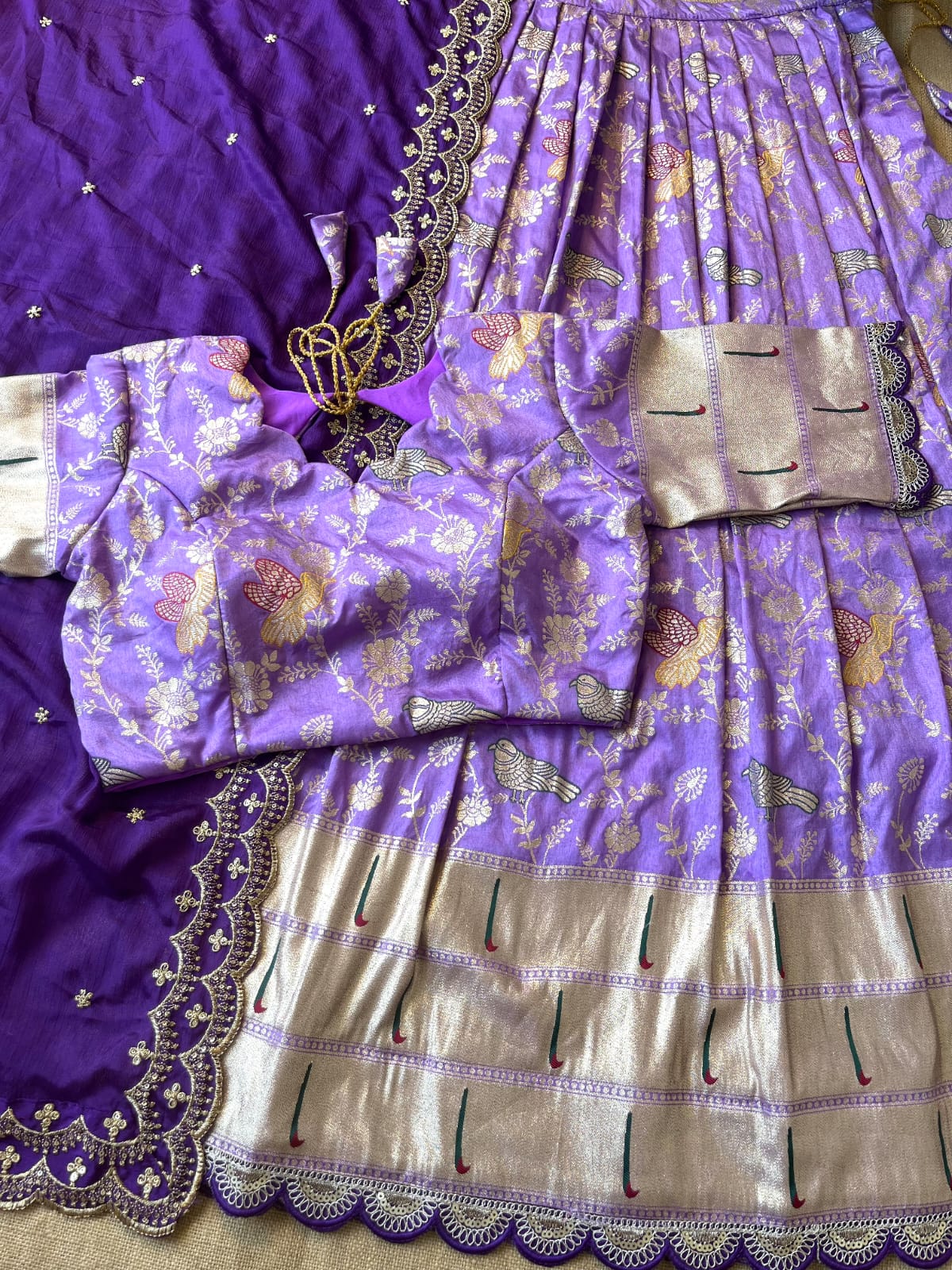 Georgette Banarasi Lehenga Set