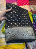 Black Georgette Saree