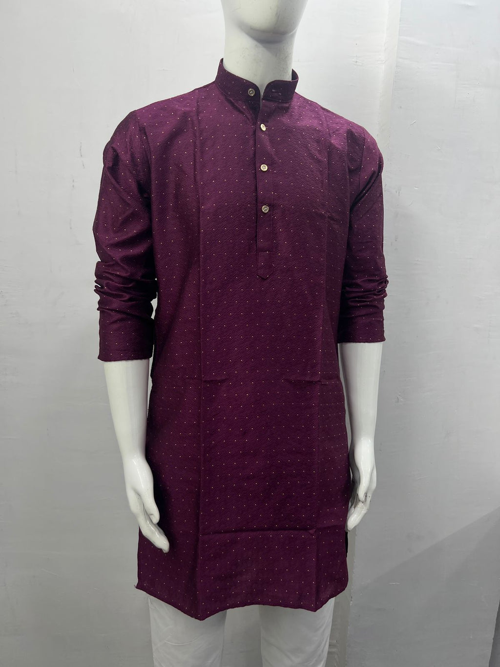 Men's Jacquard Kurta Pyjama Set