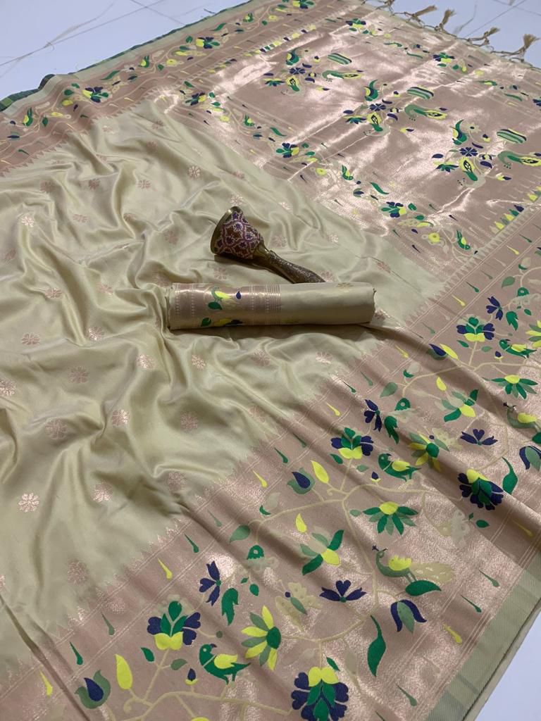 Semi Kanjivaram Paithani Saree