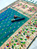 Semi Kanjivaram Saree with Blouse