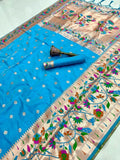 Semi Kanjivaram Paithani Saree
