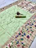 Semi Kanjivaram Saree with Blouse