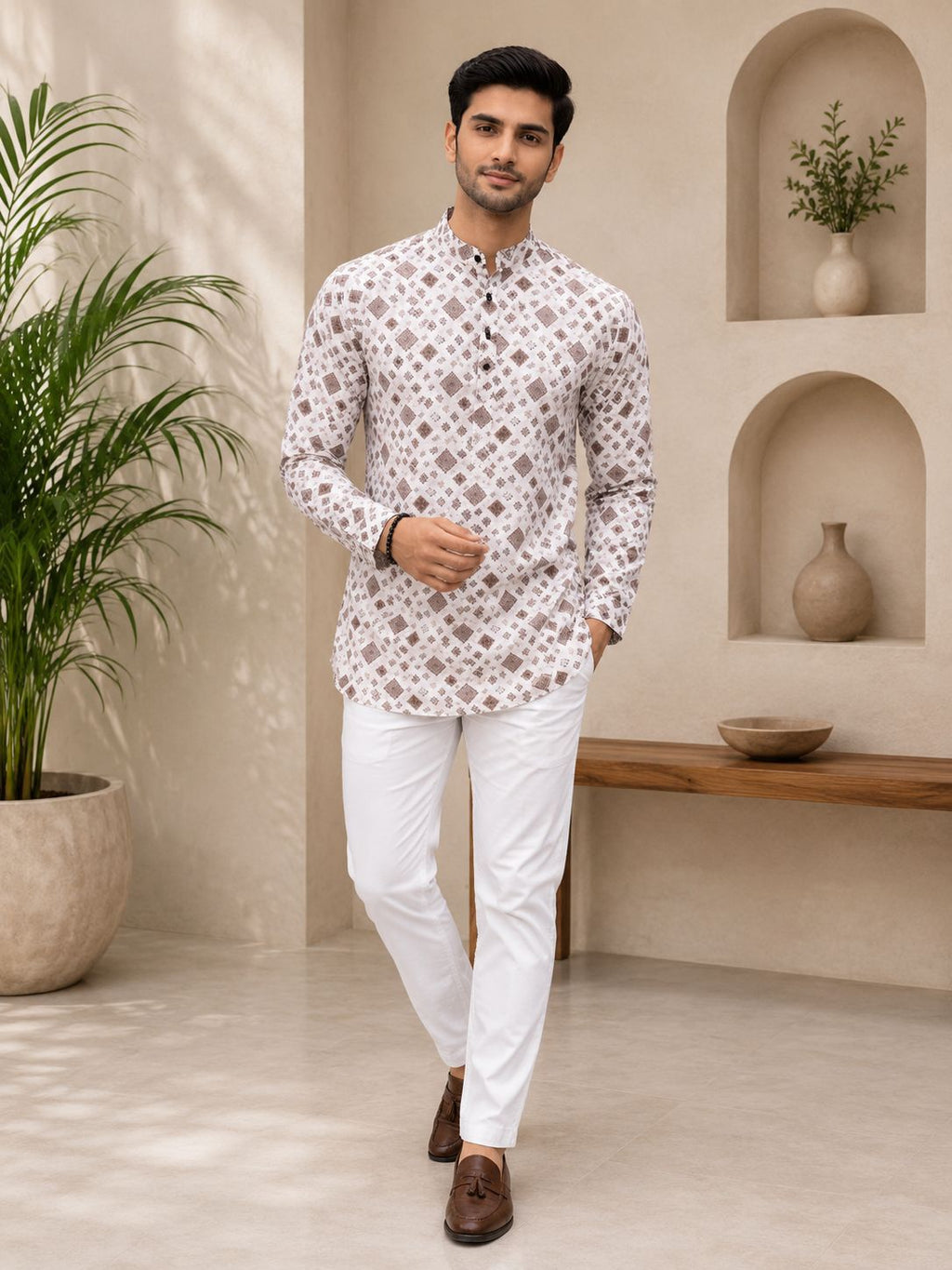 Printed Short Kurta