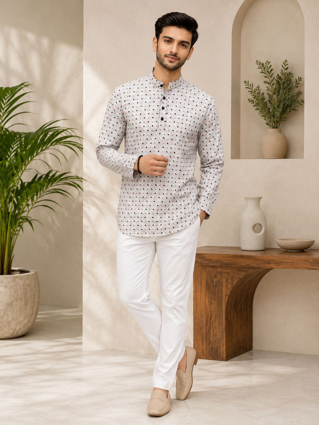 Printed Short Kurta