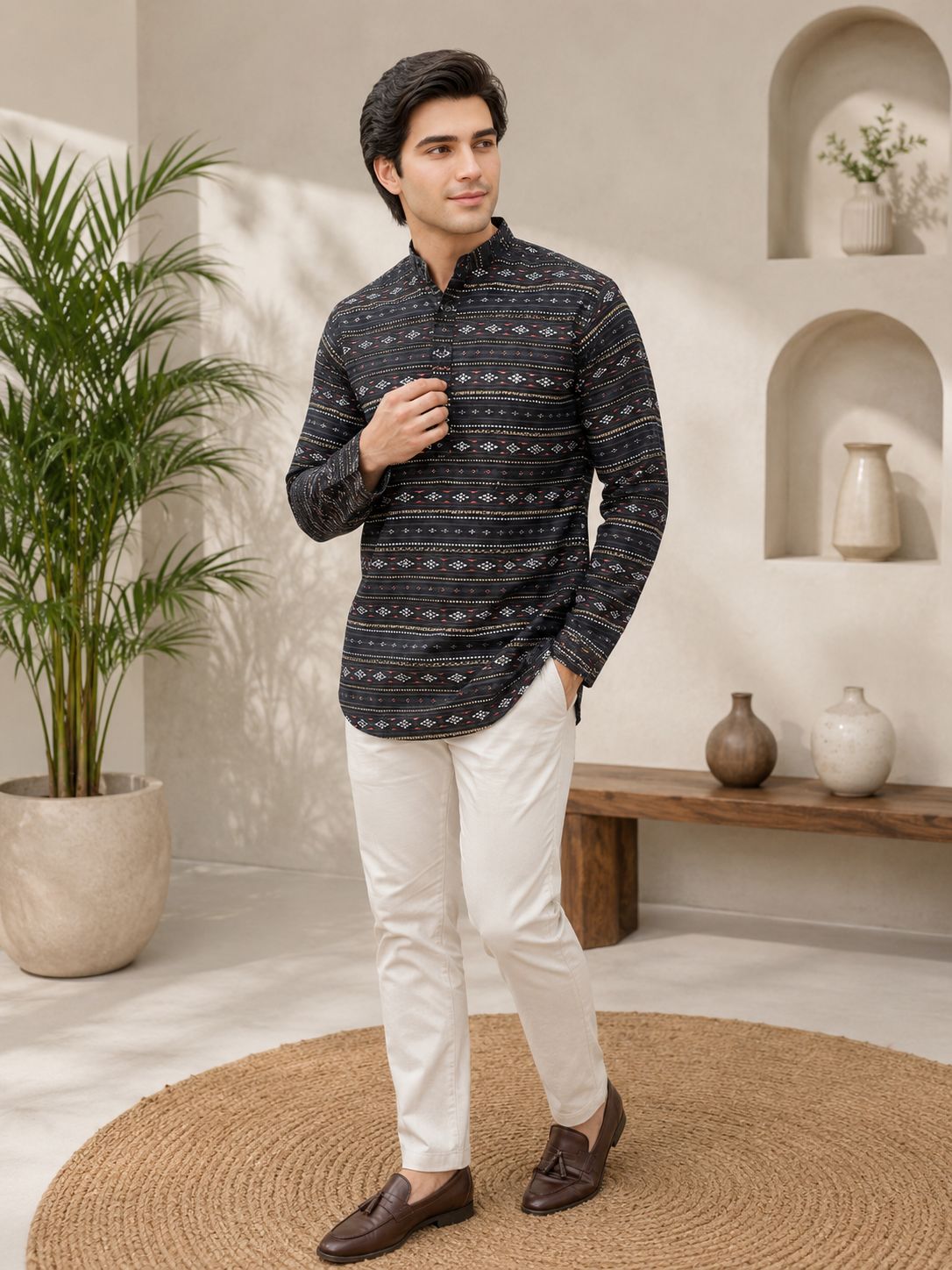 Printed Short Kurta
