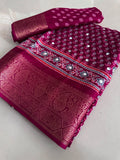 Dola Silk Saree – Magenta Pink