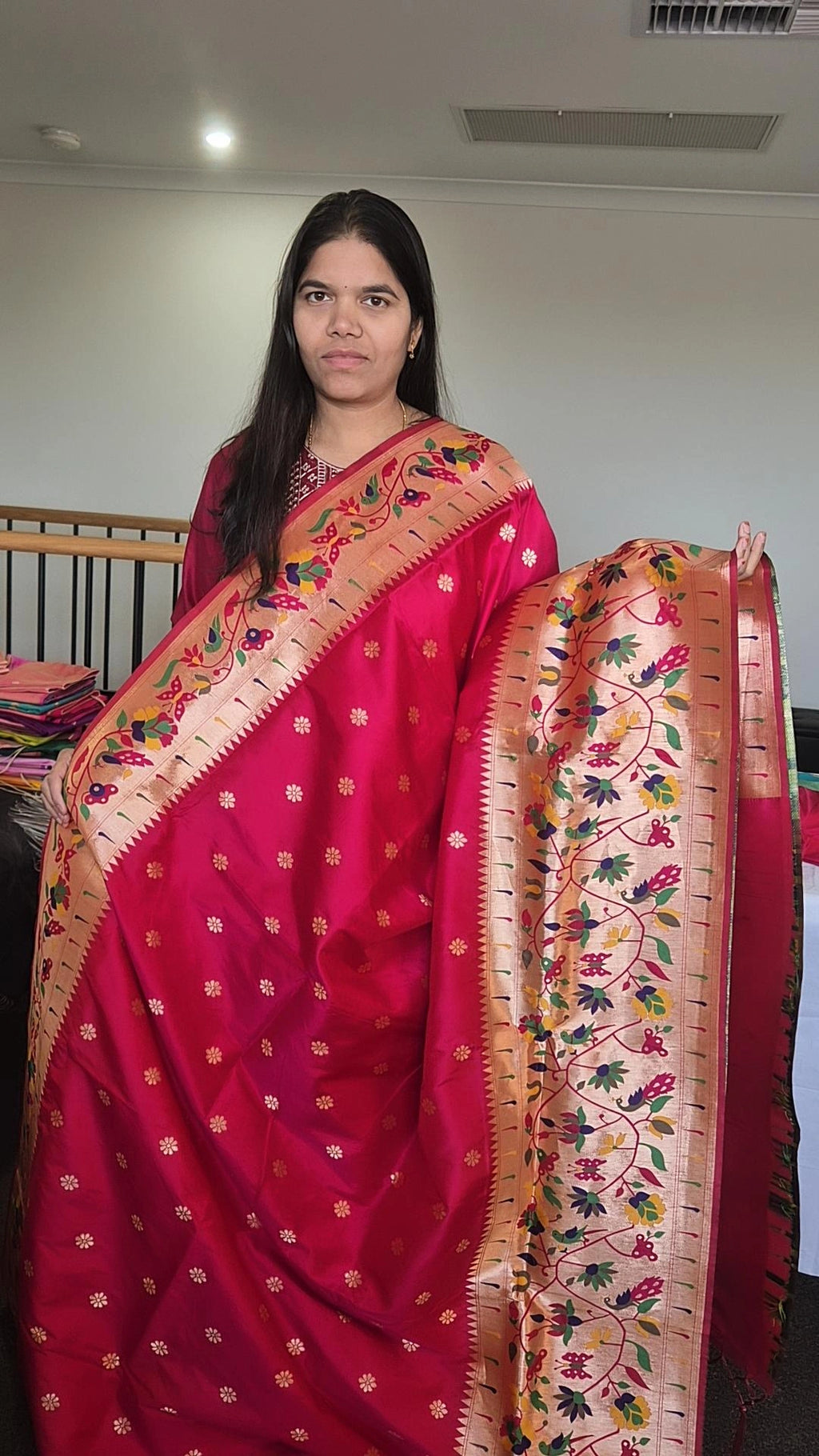 Semi Kanjivaram Saree with Blouse