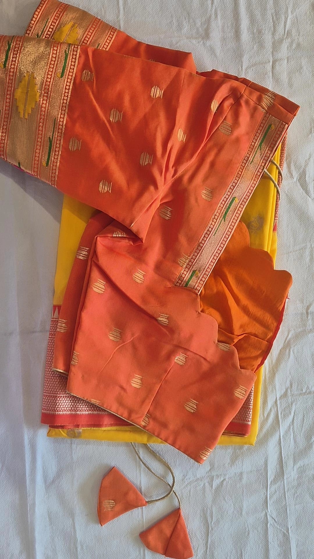 Semi Paithani Saree with Stitched Blouse