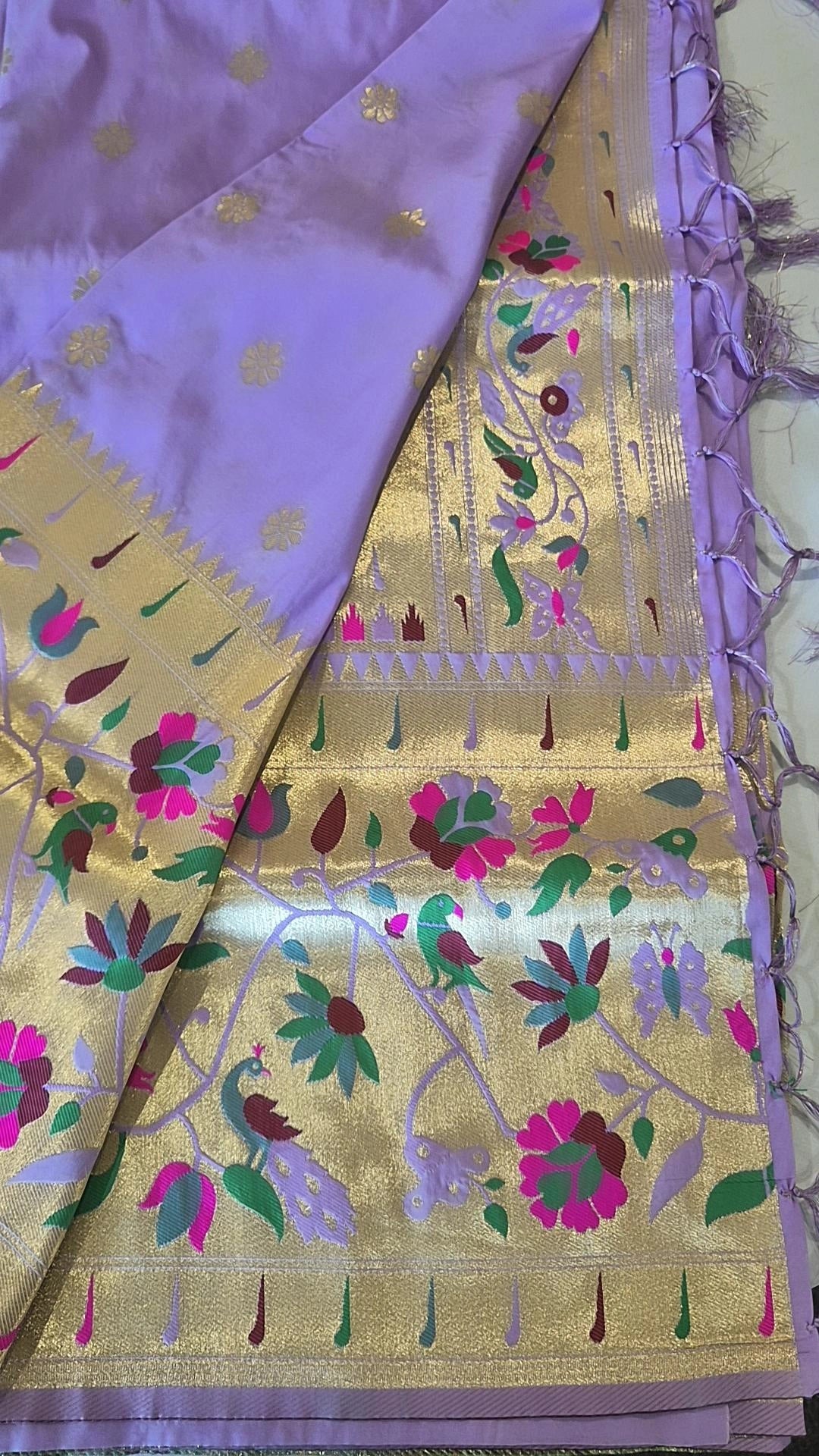 Semi Kanjivaram Paithani Saree