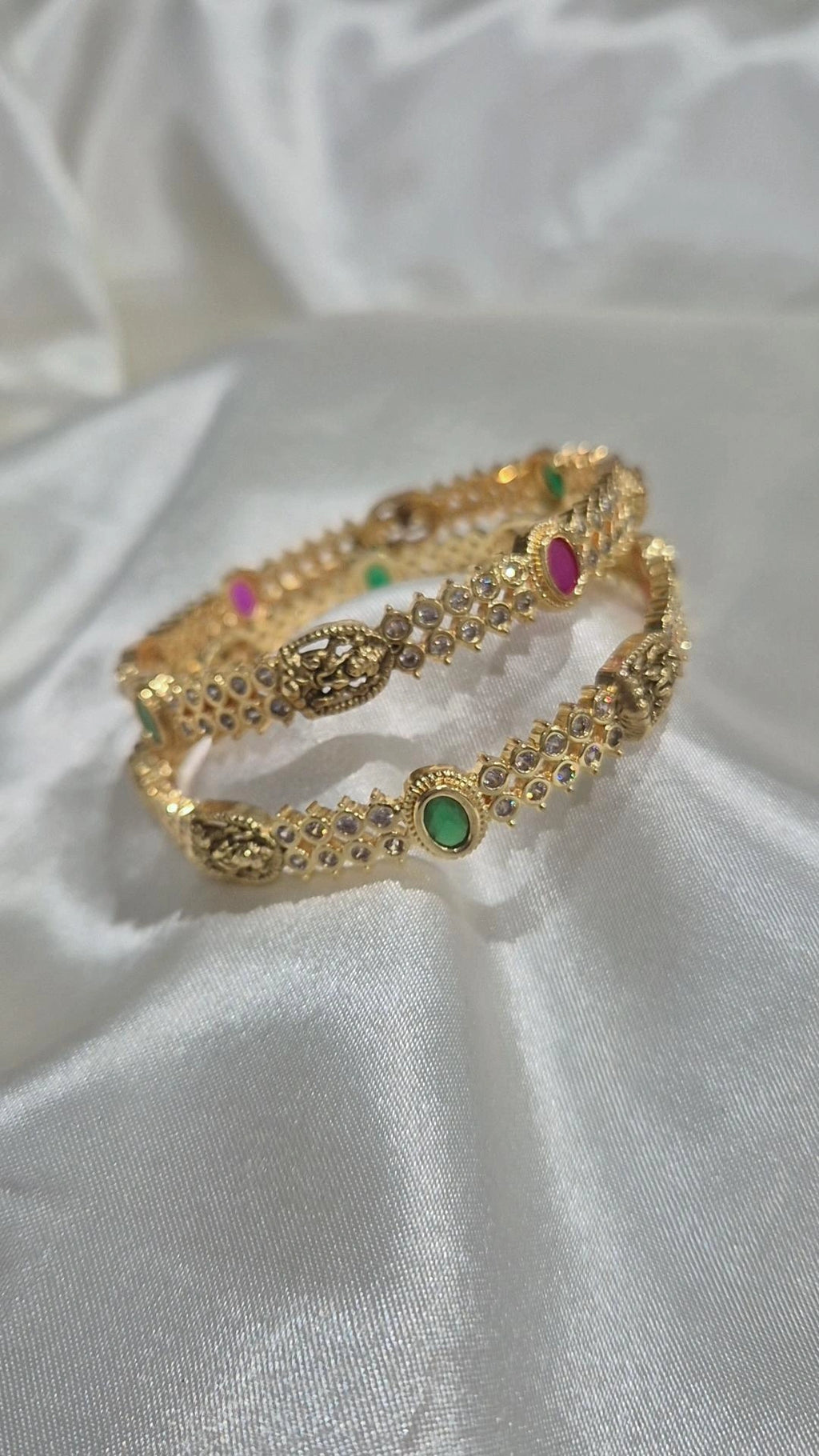 Temple Lakshmi Bangle Set
