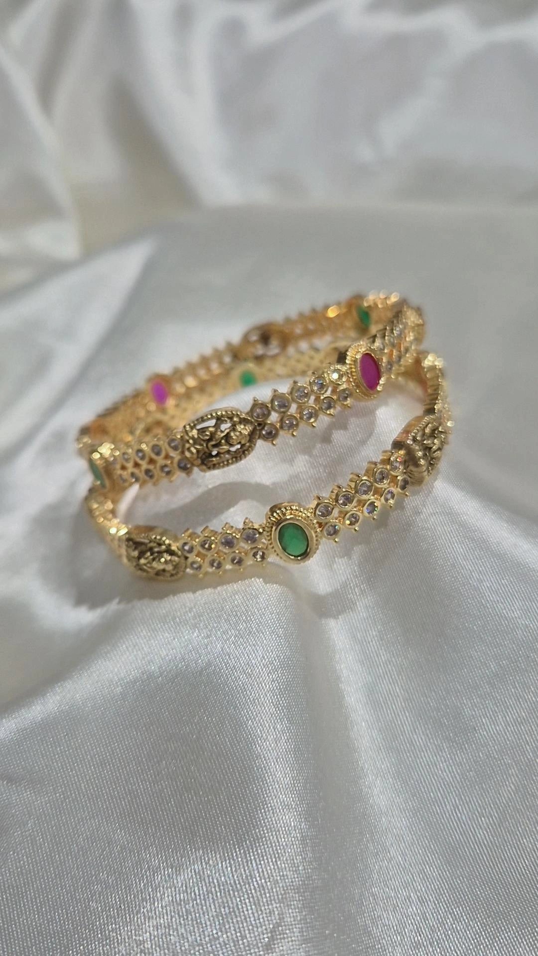 Temple Lakshmi Bangle Set