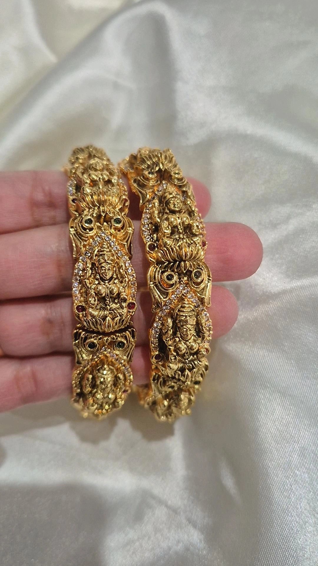 Nakshi Lakshmi Kada Bangle Set