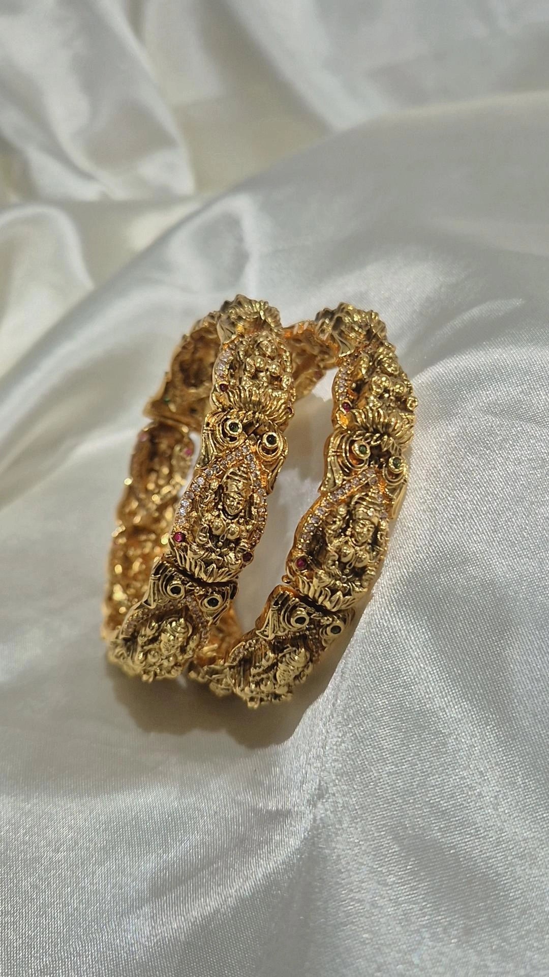 Nakshi Lakshmi Kada Bangle Set