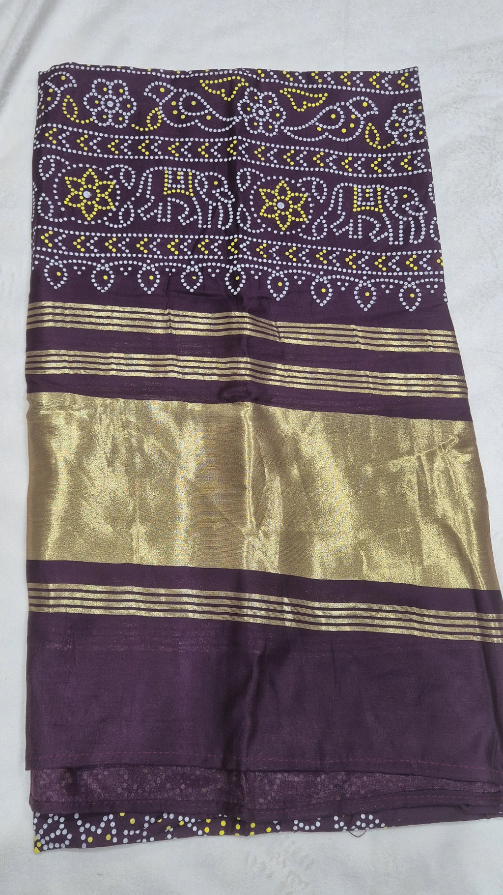 Silk Bandhani Lagdi Patta Dupatta - vine