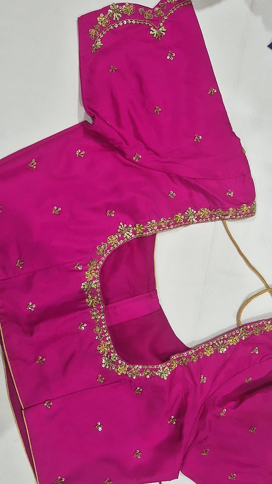Magenta Saree Blouse