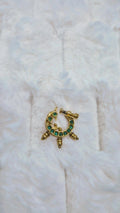 CZ Pearl Drop Nath Nose Pin