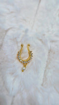 Multicolour Gemstone Nath Nose Pin