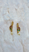 Ruby & Emerald Slim Bugadi Ear Cuff