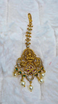 Lakshmi CZ Floral Chain Maang Tikka