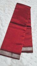 Maroon Mangalagiri Pattu Saree