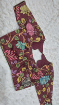 Maroon Kalamkari Blouse