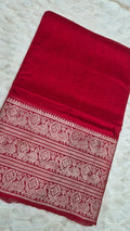Red Mangalagiri Pattu Handloom Saree
