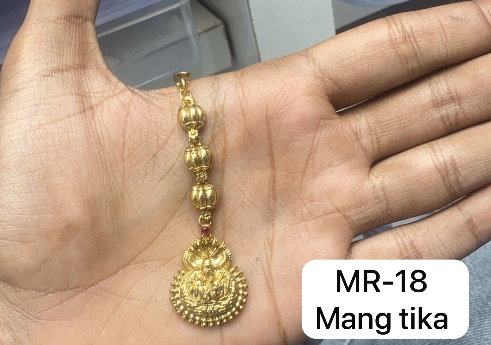 Lakshmi Coin Maang Tikka