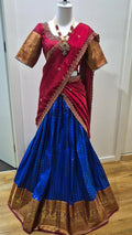 Kanchi Pattu Lehenga with Work Blouse