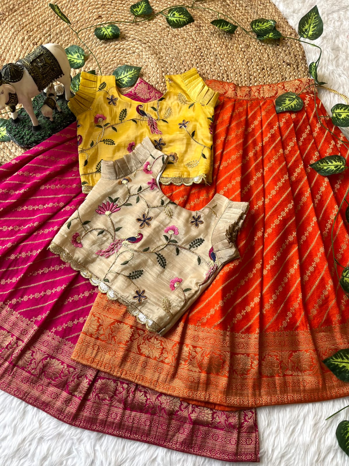Banarasi Kids Lehenga