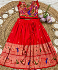 Paithani Kids Lehenga