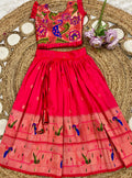 Paithani Kids Lehenga