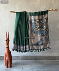 Linen Bandhini Saree