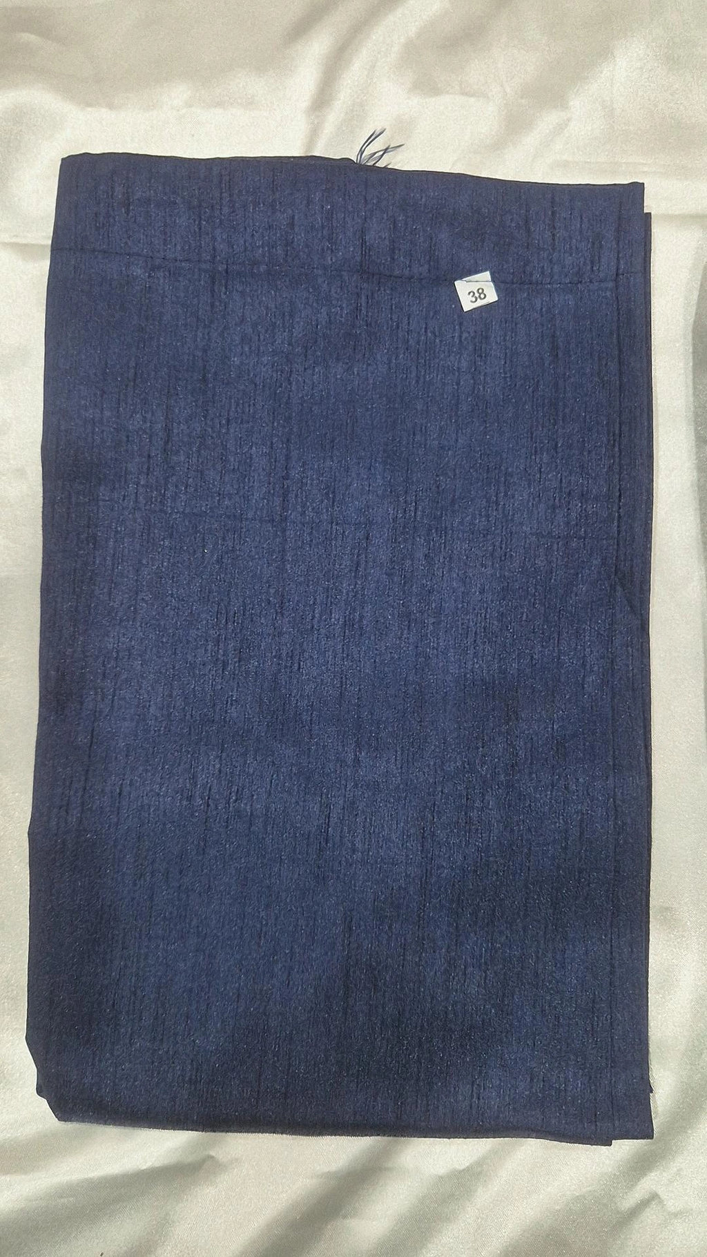 Men's Navy Blue 3-Piece Kurta Pyjama Set