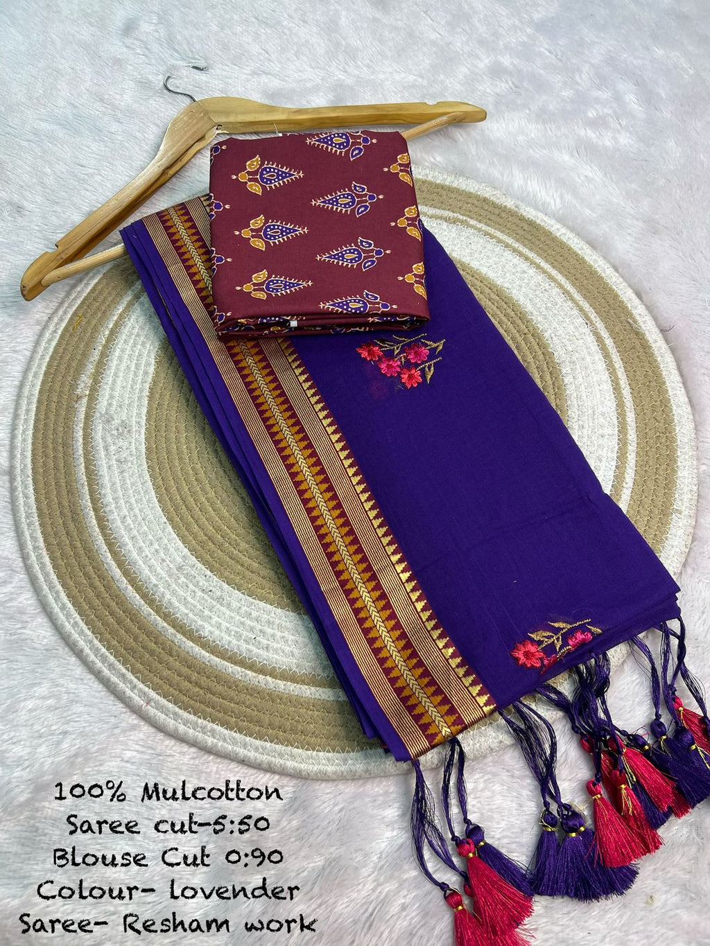 Mul Cotton Saree