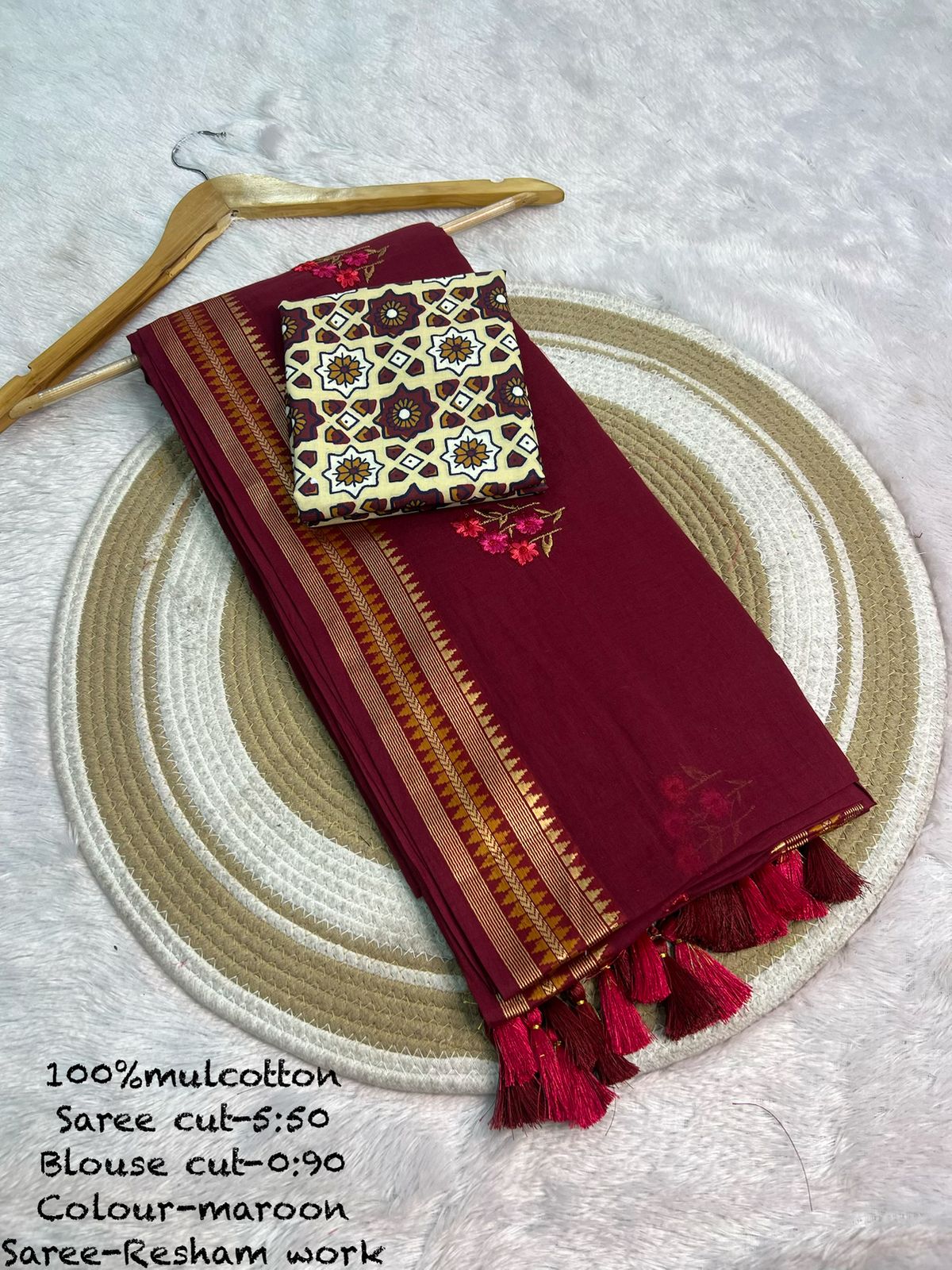 Mul Cotton Saree