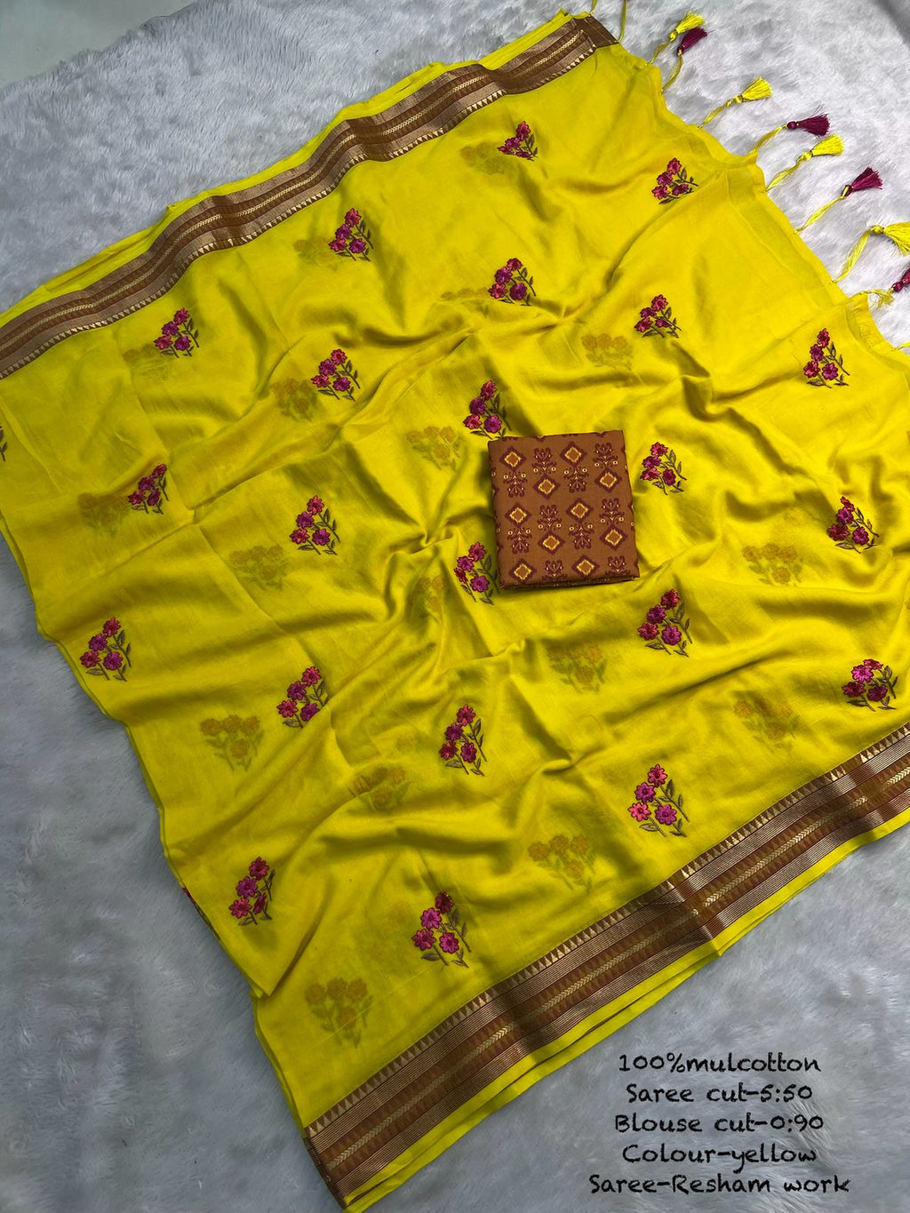 Mul Cotton Saree