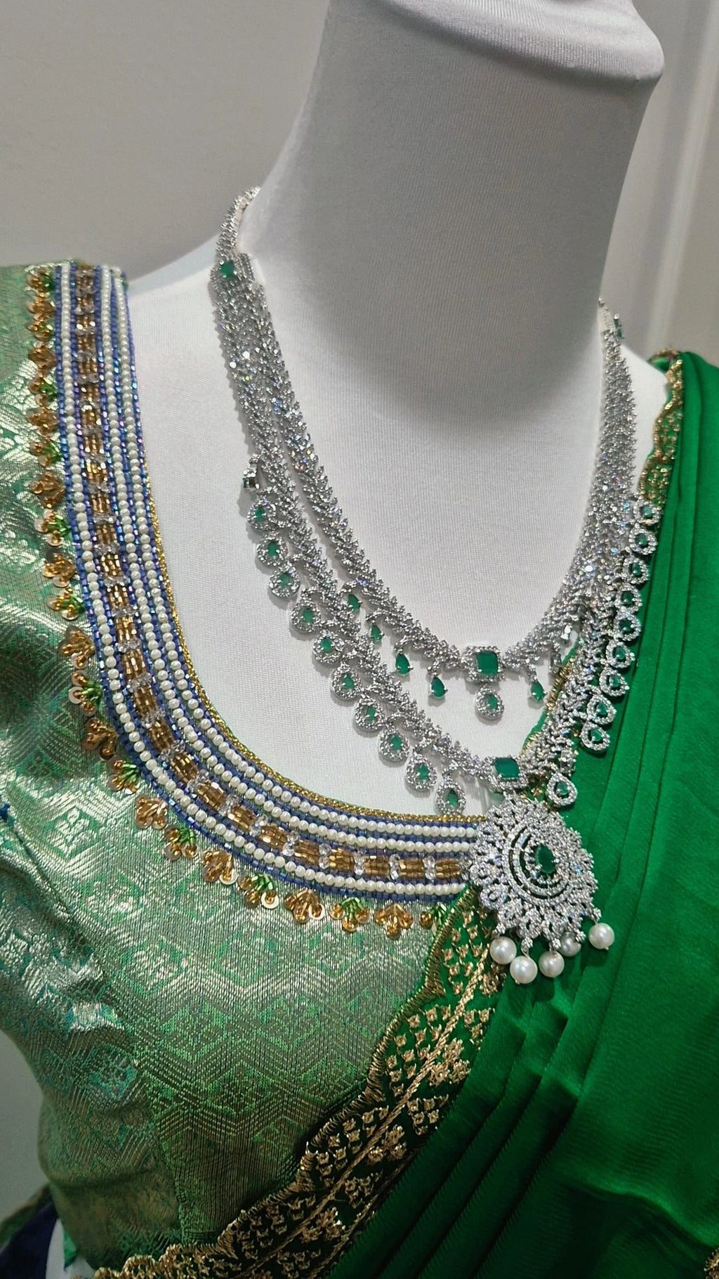 Semi Banarasi Lehenga with Work Blouse