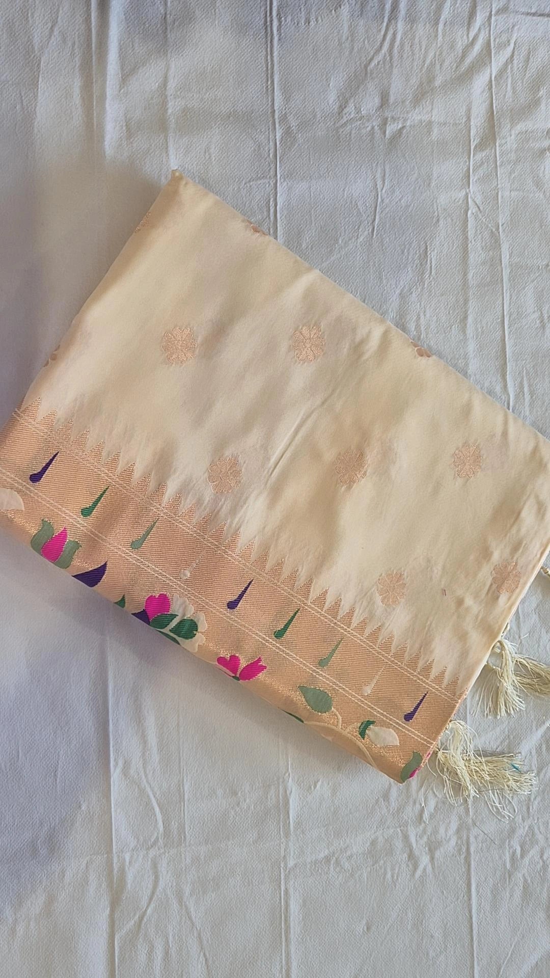 Semi Kanjivaram Paithani Saree