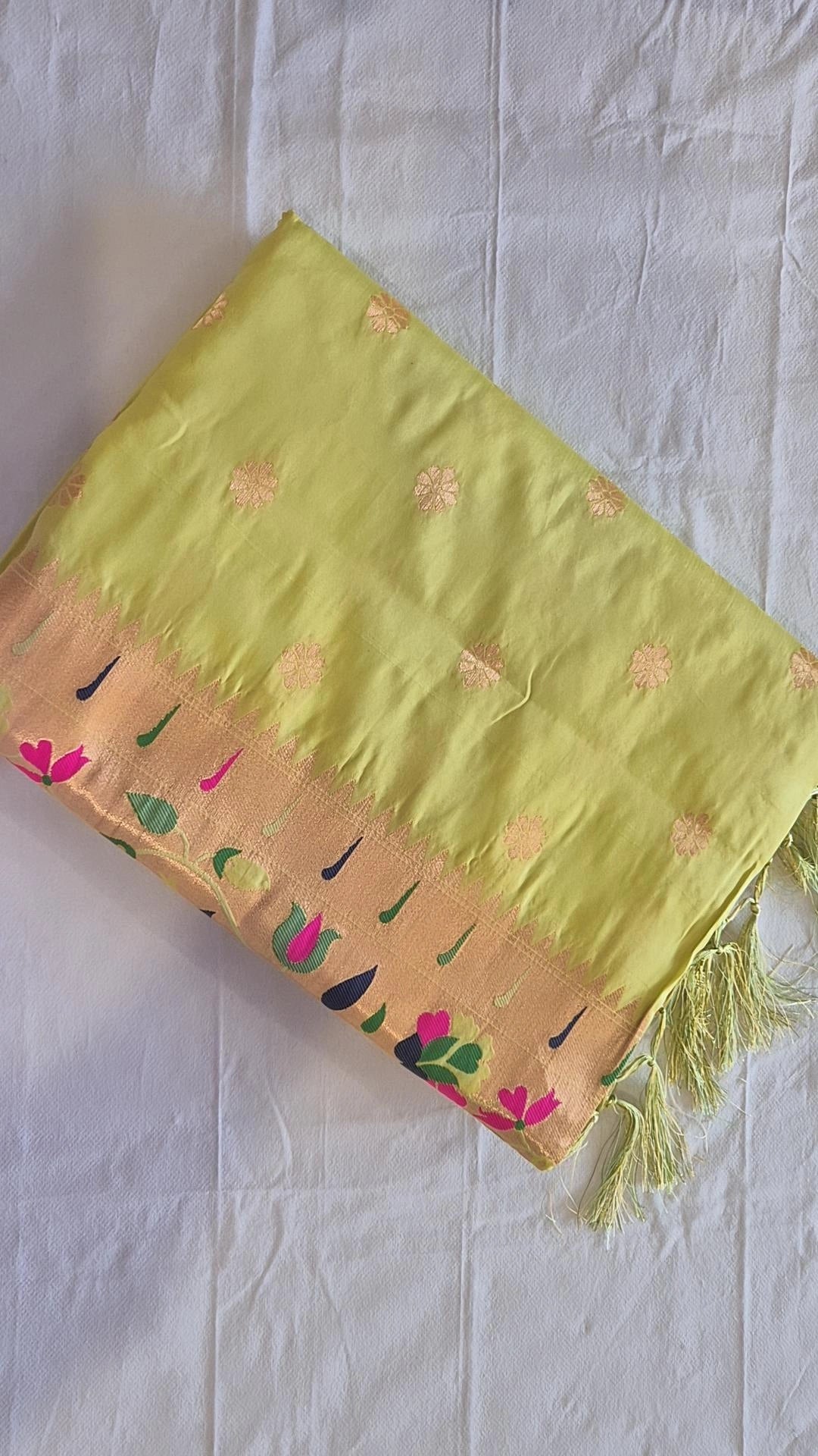 Semi Kanjivaram Paithani Saree