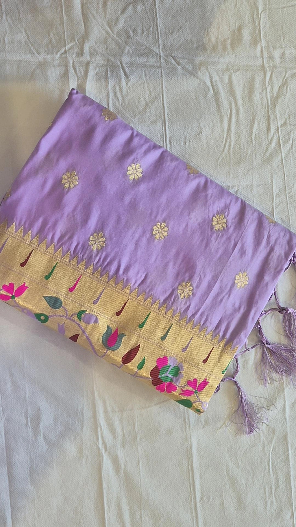 Semi Kanjivaram Paithani Saree
