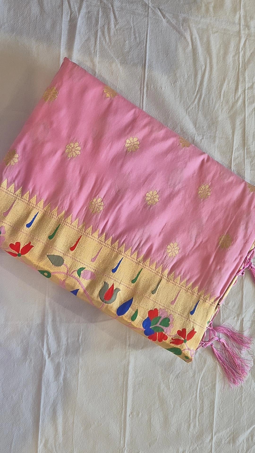 Semi Kanjivaram Paithani Saree