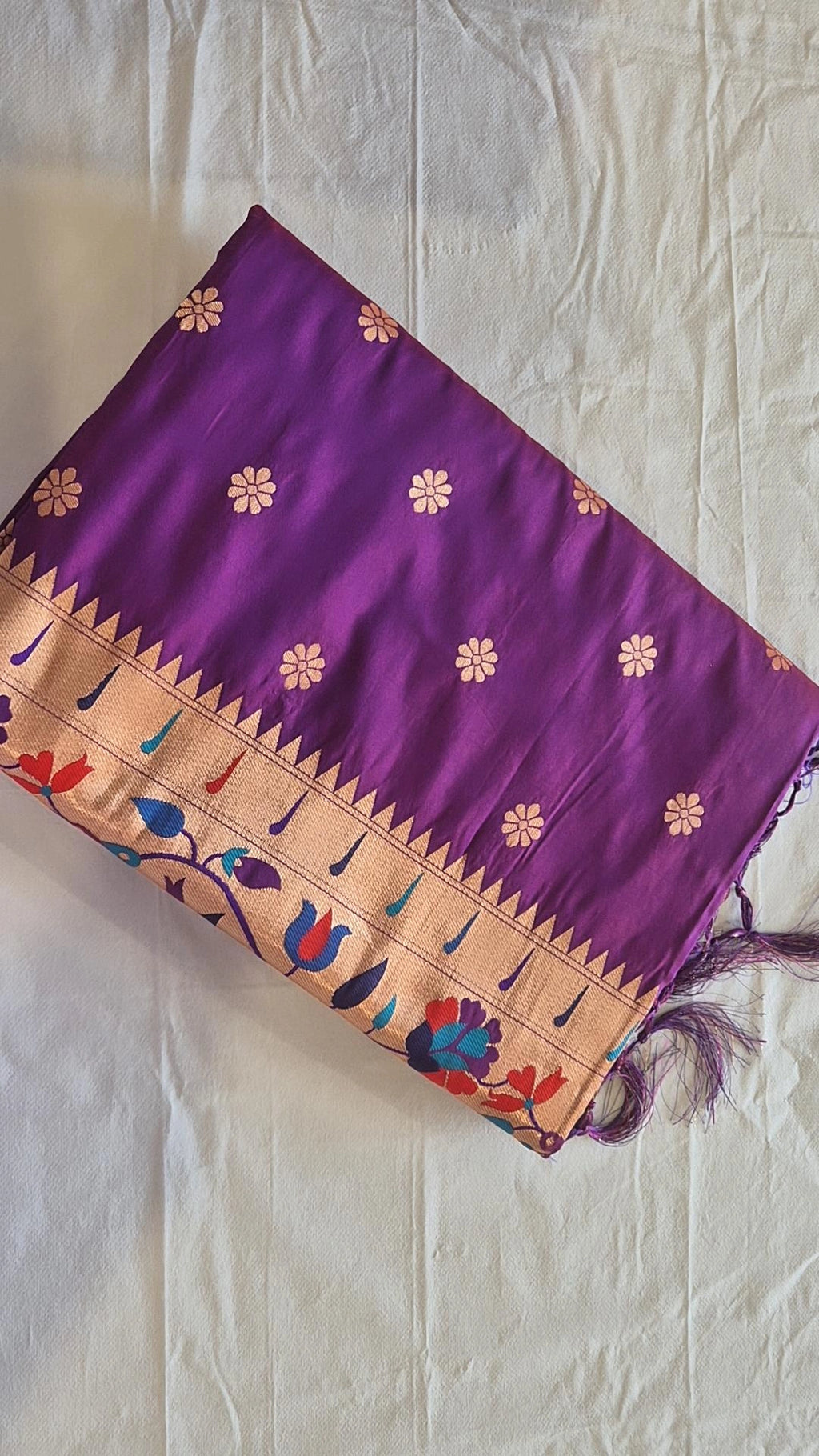 Semi Kanjivaram Paithani Saree