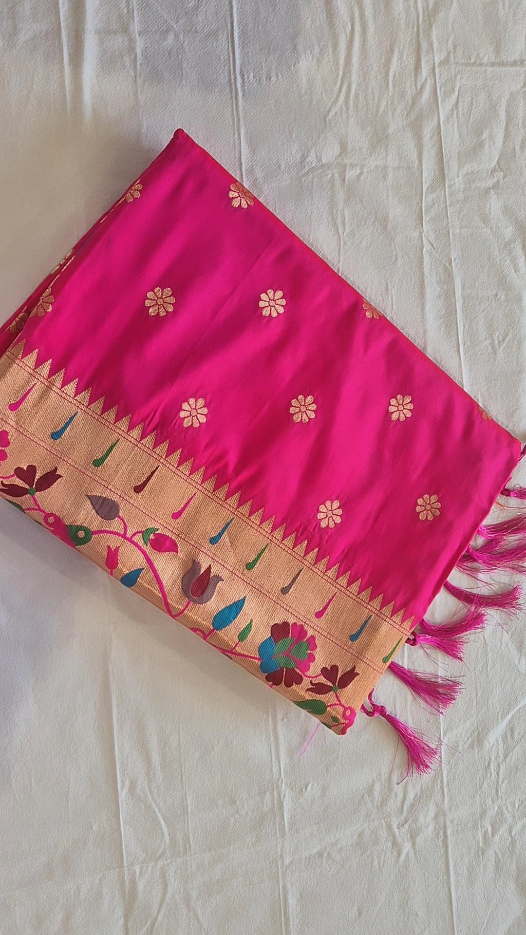 Semi Kanjivaram Paithani Saree